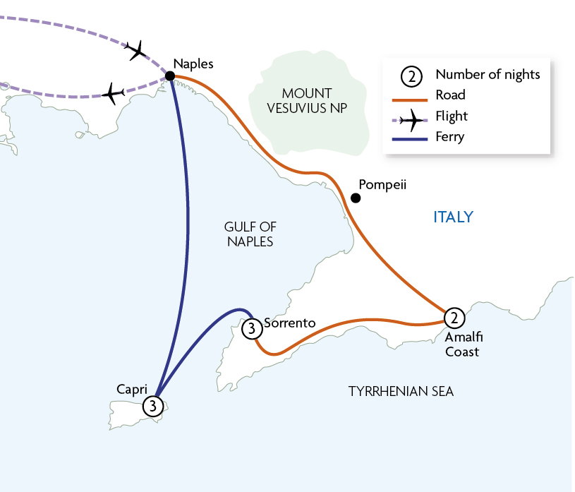 Capri, Sorrento & the Amalfi Coast